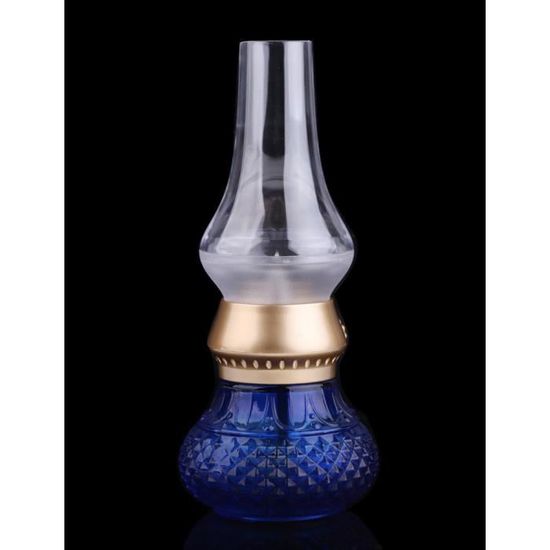 Lampe A Petrole Bleue