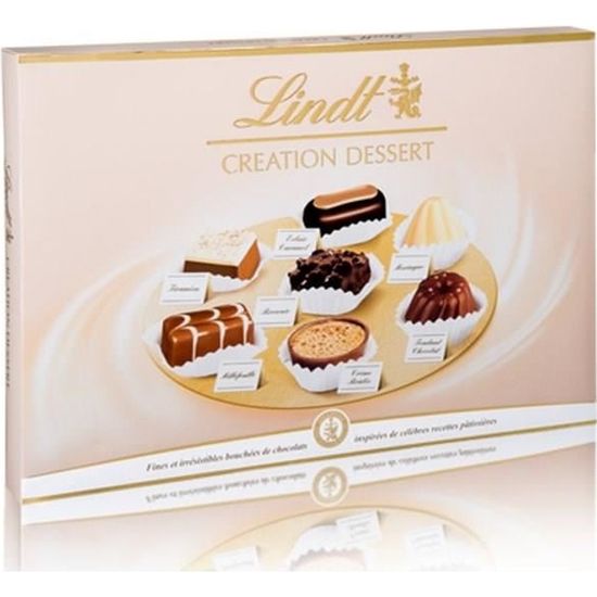 LINDT Boîte de chocolat Création Dessert - 451 g - Cdiscount Au quotidien