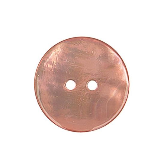 Lot De 15 Boutons Vintage En Nacre Rose - Pied 1,5 Cm - Réf. 687 - Origine France - Occasion