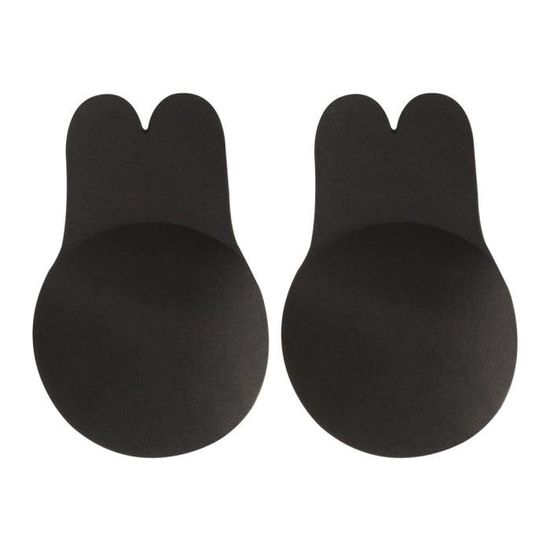 Soutien-gorge Push-up Auto-adhésif Noir Sans Bretelles - Taille Unique - Neuf Sans étiquette