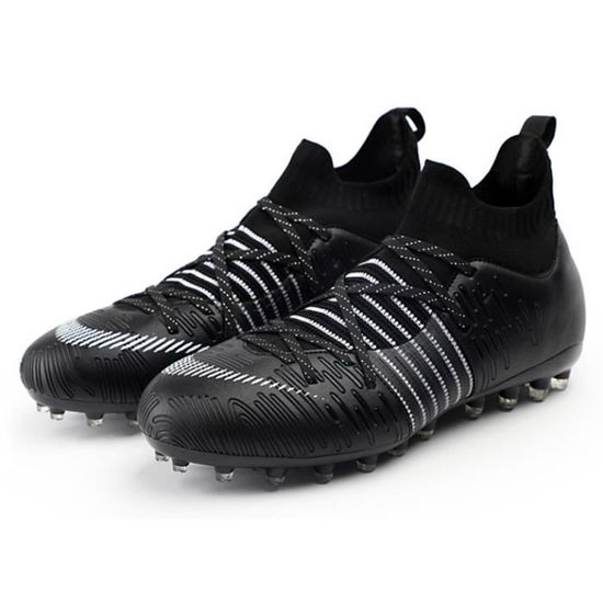 FLIOZY Chaussures De Football Garçon - Chaussures De Foot Enfant Imperméables Avec Velcro, Idéales Pour Entraînement, Compétition Et Athlétisme