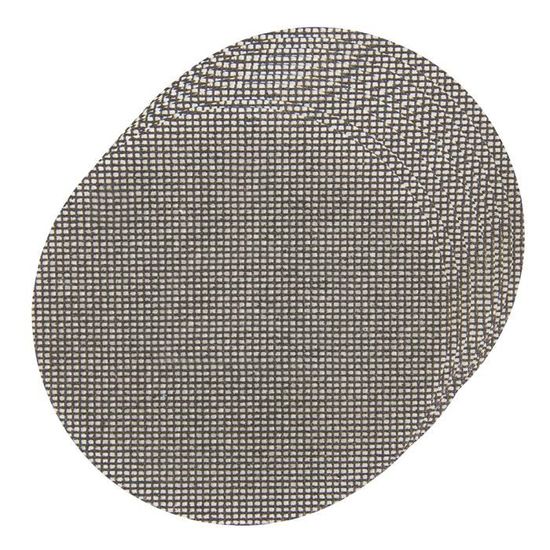 Silverline 934116 – Lot De 10 Disques Abrasifs Auto-agrippants 300 Mm – Grain 80 – Pour Ponceuse Polisseuse