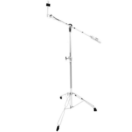MEINL Percussion Bras Support Pour Cymbale MC-CY2 - Forme S, Acier Chromé 3/8" - Idéal Splash Et Petits Crashs