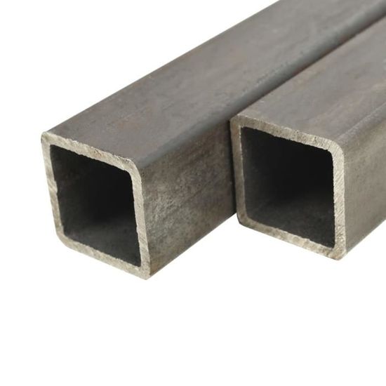 Tube Rectangle Acier 80x40x3 Mm - Longueur Au Choix (de 50 à 300 Cm) - Acier S235 Brut