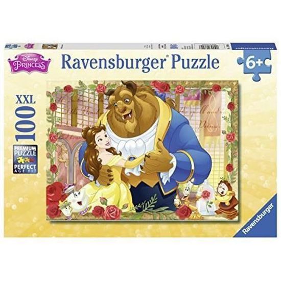 Puzzle La Belle et la Bête - Ravensburger - 100 pièces - Pour enfant