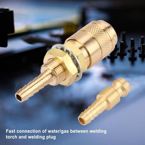Adaptateur Connecteur Eau/gaz Pour Torche De Soudage TIG WP18 - Marque Uxcell - Neuf