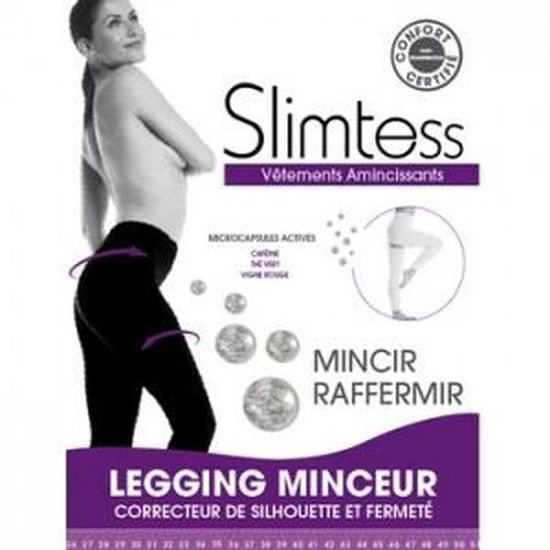 Legging Minceur Slimtess Choisissez votre taill Blanc Cdiscount Sport