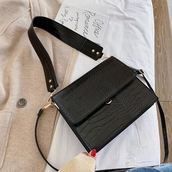 Sac Bandoulière Femme Petit - Cuir PU - Design Simple Et élégant - Pour Quotidien, Sortie