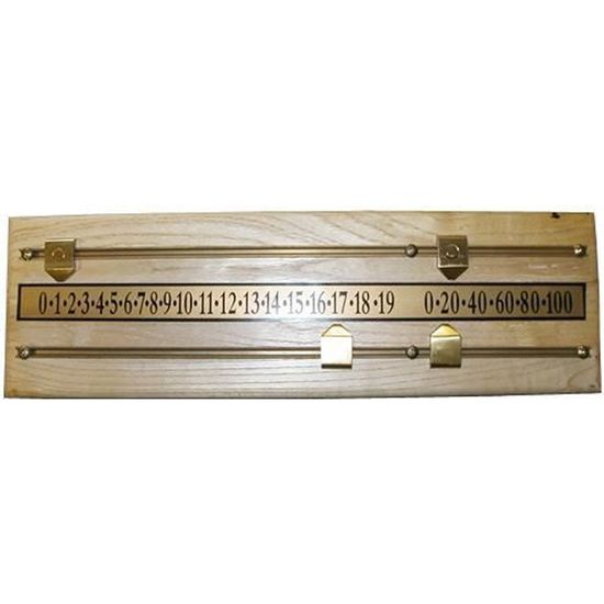 Compteur de points mural pour la pétanque neutre