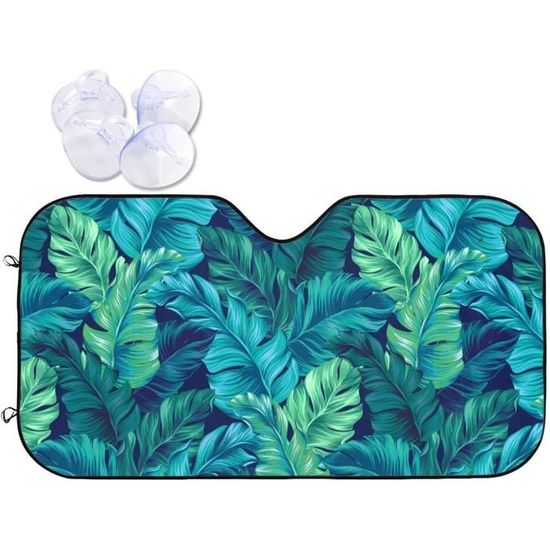 Pare-soleil Pare-brise Voiture 130x70 Cm Argenté Isolation Thermique UV Protection Soleil Intérieur Auto - 10