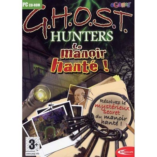 Ghost Hunters Le Manoir Hante / Jeu PC Cd-Rom