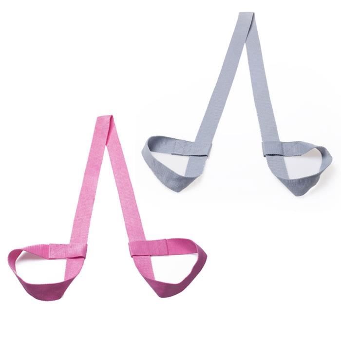 Sangles de tapis de yoga sangles de yoga réglable support de tapis pour tapis 2PCS A