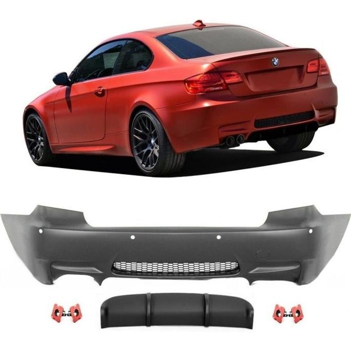 PARECHOC PARE CHOC ARRIERE LOOK M3 BMW SERIE 3 E92 COUPE ET E93 CABRIOLET DE 09/2006 A 07/2013
