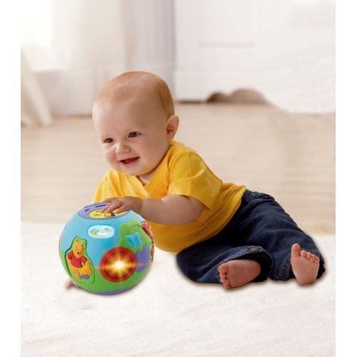 VTech Electronics Europe BV 80-106104 - COMMUTATEUR KVM - VTECH BABY Winnie Puuhs Bunte Lernkugel ab 6 Monaten, 2 x AA