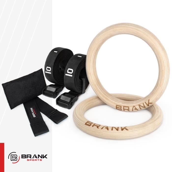 Kit Anneaux de Gymnastique - Coffret anneaux crossfit rings et autres accessoires - Ebook offert - Marque Française