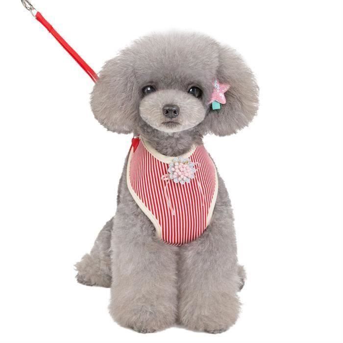 Nouveau chien réglable Mode de traction Stripe ceinture pectorale pour chiens Chat_Tom175
