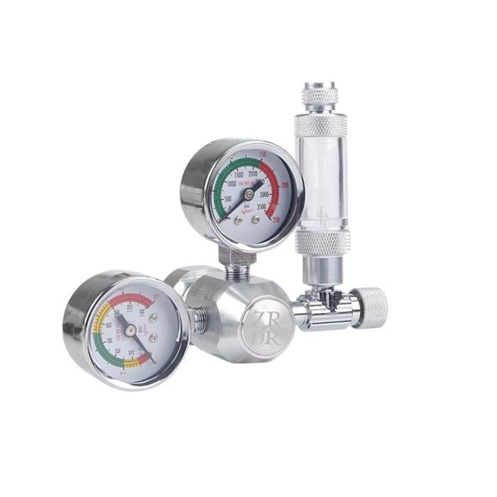 Aquarium,Régulateur de CO2 pour Aquarium ZRDR avec clapet anti retour compteur à bulles - Type D01-14-W21.8