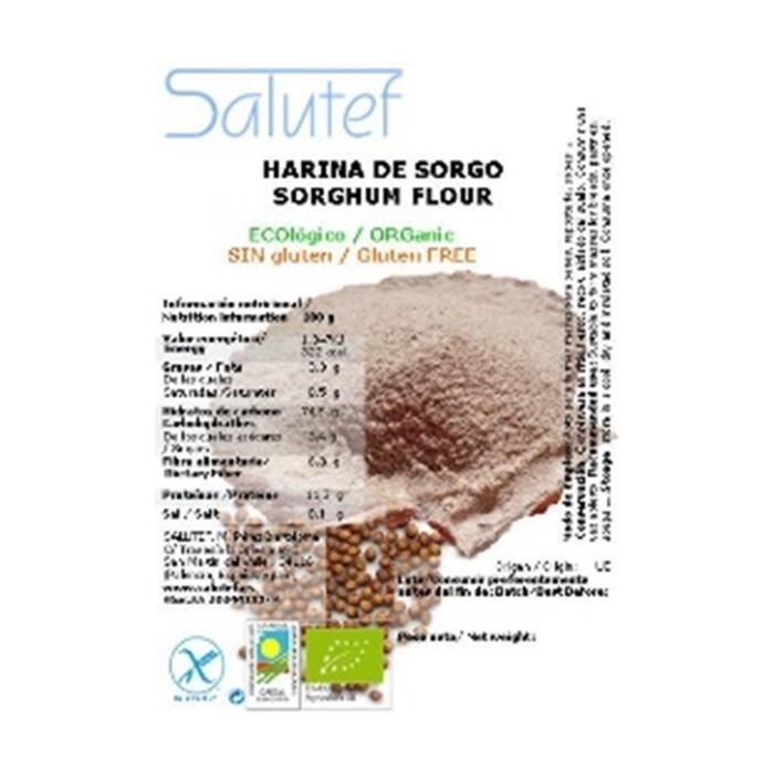 Salutef+Farine de sorgho ECO 300 g de poudre