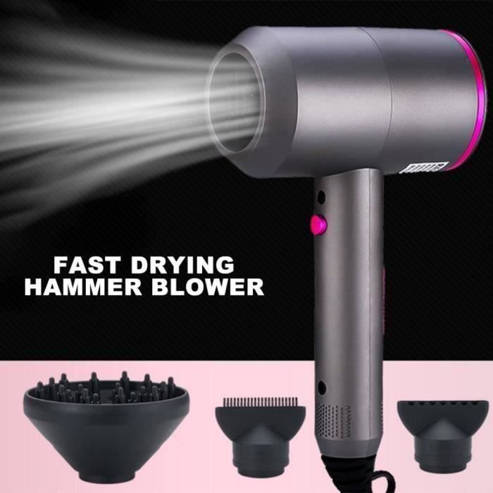 Marteau de sèche-cheveux de ménage de sèche-cheveux d'ion négatif de contrôle de la température constante EU plug