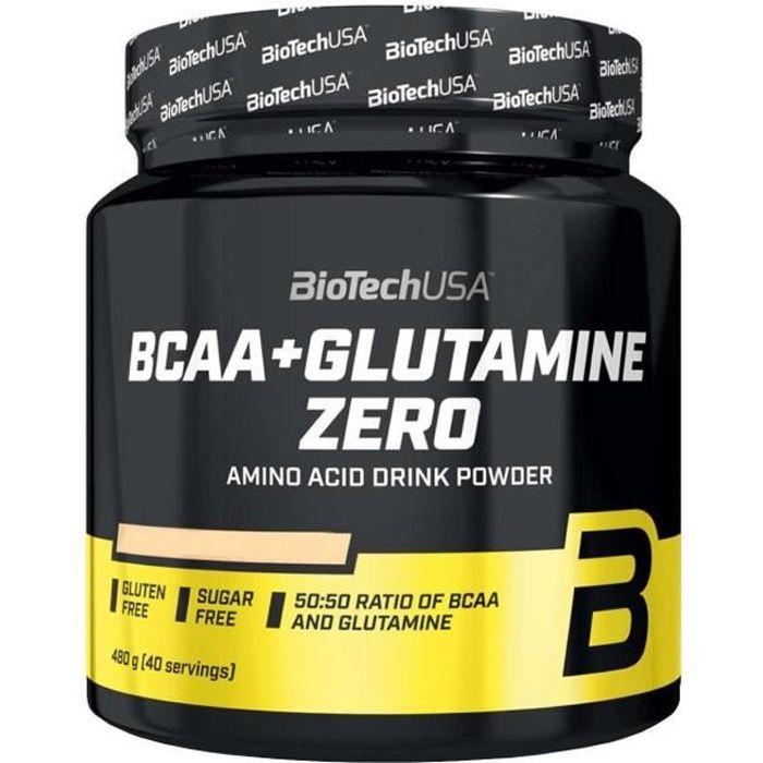 BCAA + Glutamine Zero 480 g Orange Biotech USA