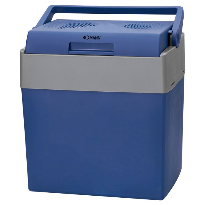 Glacière électrique 30 litres, 12V / 230V Voiture et Camping Bomann KB 6012 65W Azul 660104