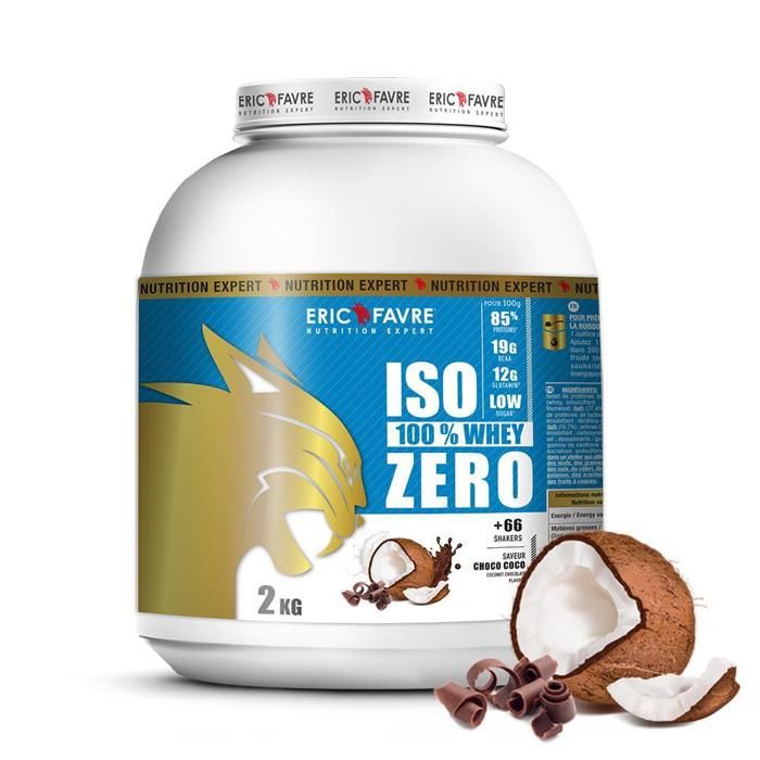 Iso Zero 100% Whey Protéine - Choco Coco - Eric Favre