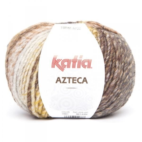 Laine AZTECA Katia 7861 Beige ocre