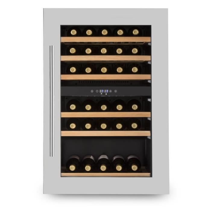 Klarstein Vinsider 35D Cave à vin encastrable 128L 41 bouteilles classe B