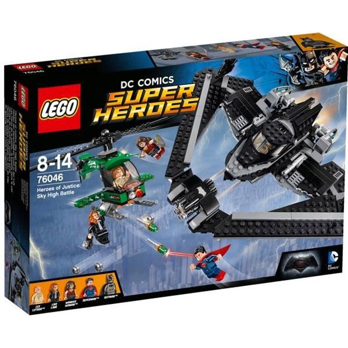 LEGO® DC Comics Super Heroes 76046 - Batman Vs Superman Les Héros de la Justice : La Bataille dans le Ciel