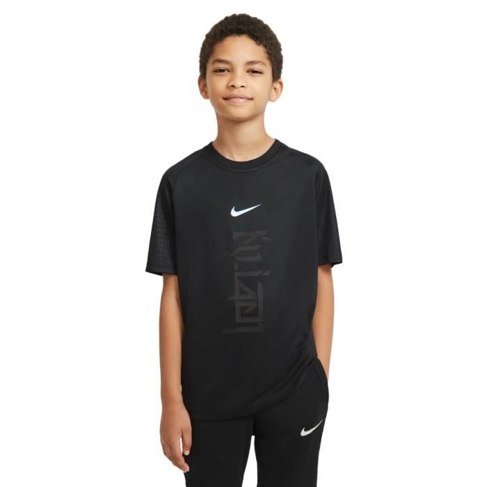 T-shirt Nike Dri-fit Kylian Mbappe noir enfant