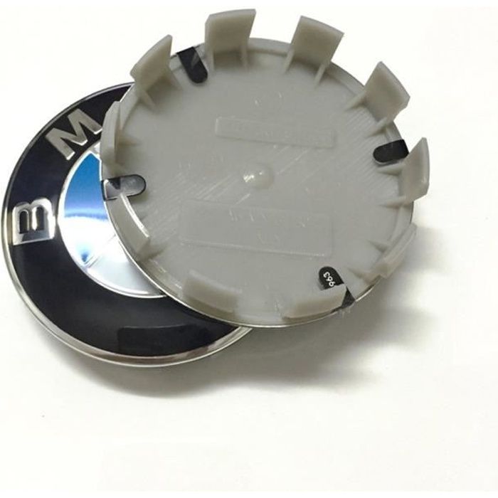4pcs - set 68mm capuchons de moyeu de centre de roue de voiture bouchons de jante couvre emblème pour BMW nouveau
