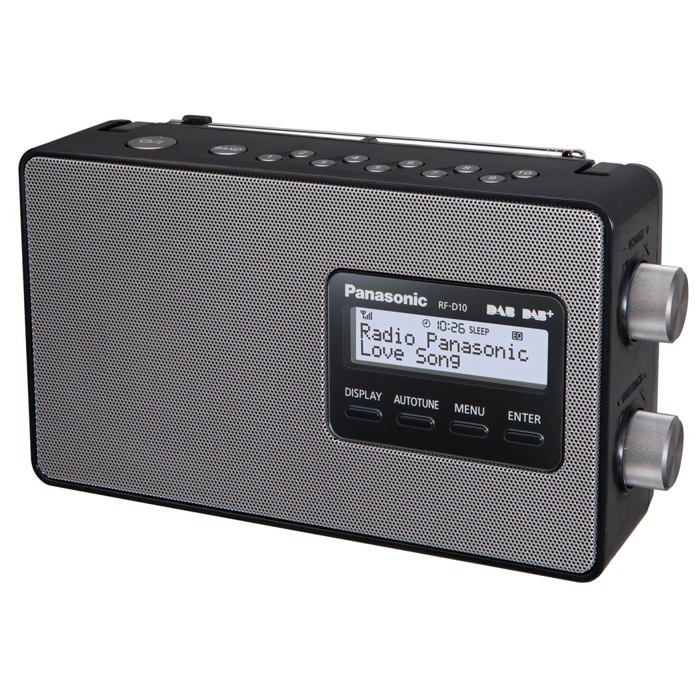 PANASONIC D10 Radio FM, DAB/DAB+ - 2 W - Noir