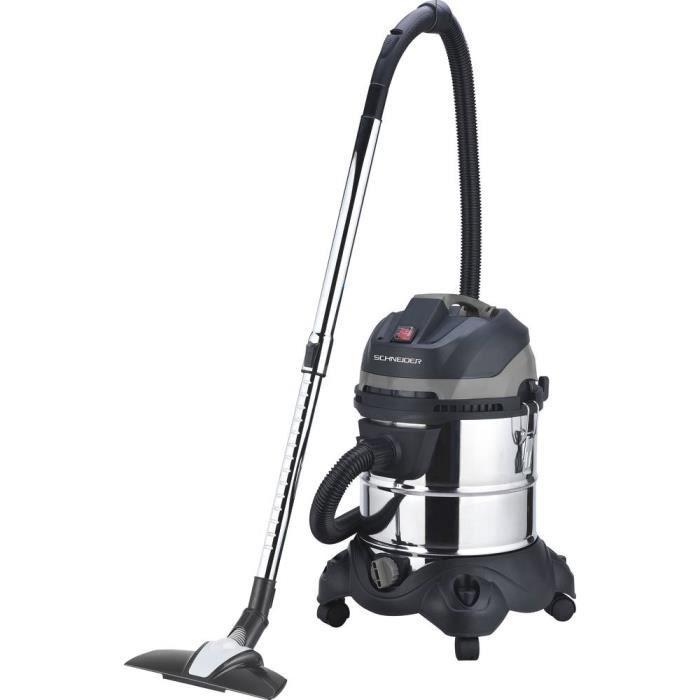 Aspirateur eau et poussière 20L Schneider 50004