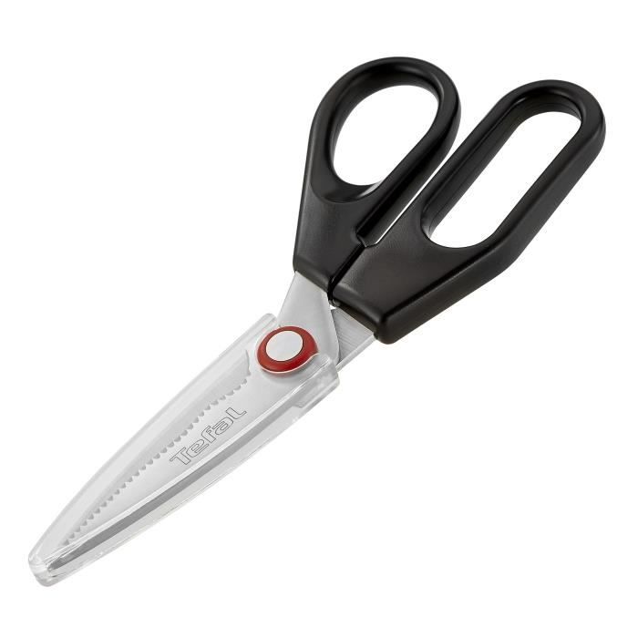 Tefal K2071314 Ingenio Ciseaux à Lames spécifiques avec protège Lames ustensile de Cuisine sans bisphénol A