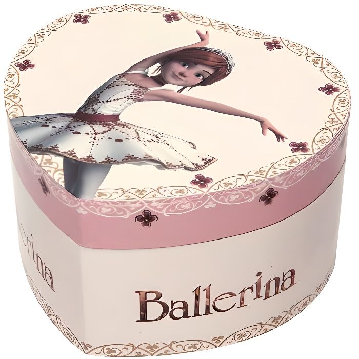 Boite Coeur à Bijoux Musicale - Ballerina