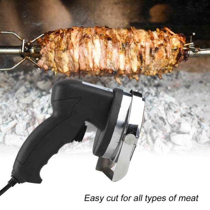 Couteau à Kebab électrique 220V - 50HZ Doner Couteau Kebab Slicer Pour kebab Machine 80W AB6241