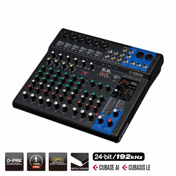 Yamaha MG12XUK - Table de mixage à boutons avec effets