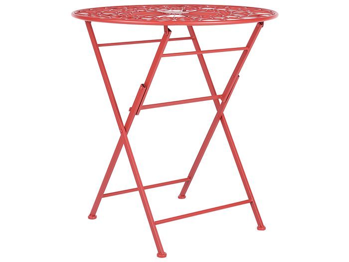table bistrot ø 70 cm rouge scario