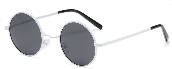 Lunettes de soleil rondes – Doré – La Petite Touche Glamour