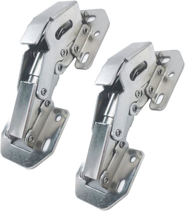 Charnières Pliantes à 90° En Métal Argenté – 2 Pièces, 1.85x1.16 Pouces, Pour Couture Ou Bricolage