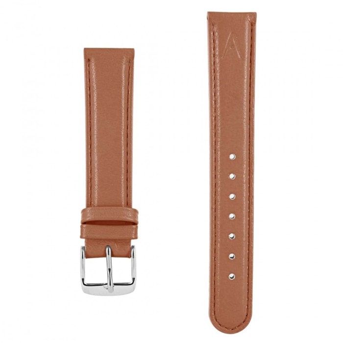 bracelet pour montre akteo 18 mm cuir marron clair bracelet pour montre akteo 18 mm cuir marron clair