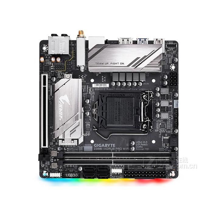 Carte mère GIGABYTE Z390 I AORUS PRO WIFI Intel Z390 Socket LGA1151 2xDDR4 SDRAM 64GB Mini ITX - Gigabyte