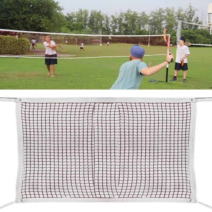 Filet De Badminton/volleyball Portable - 6.1m De Long, 76cm De Haut, Solide, Pour Intérieur Et Extérieur
