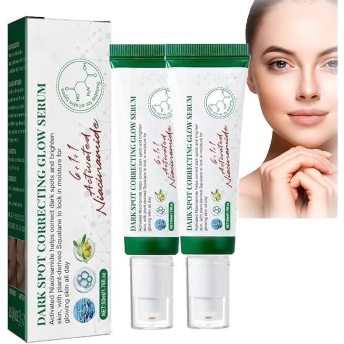 2 X Faded Topicals Serum - Sérum éclaircissant 20g, Senteur Amande/floral, Pour Peau Normale