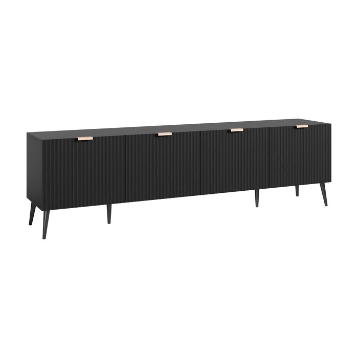 Meuble TV Nand 180 x 35 x 51 cm noir