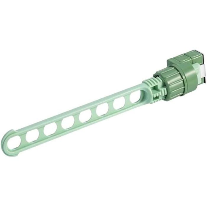 1 porte-manteau mural pliable et réglable - Idéal pour la salle de bain la chambre et les voyages - Cintre mural - Vert