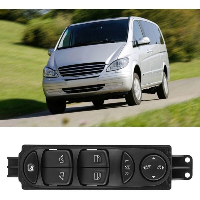 Interrupteur de lève-vitre de voiture - Panneau de commande électrique - Bouton de commande pour Mercedes Benz Viano Vito W639 A63