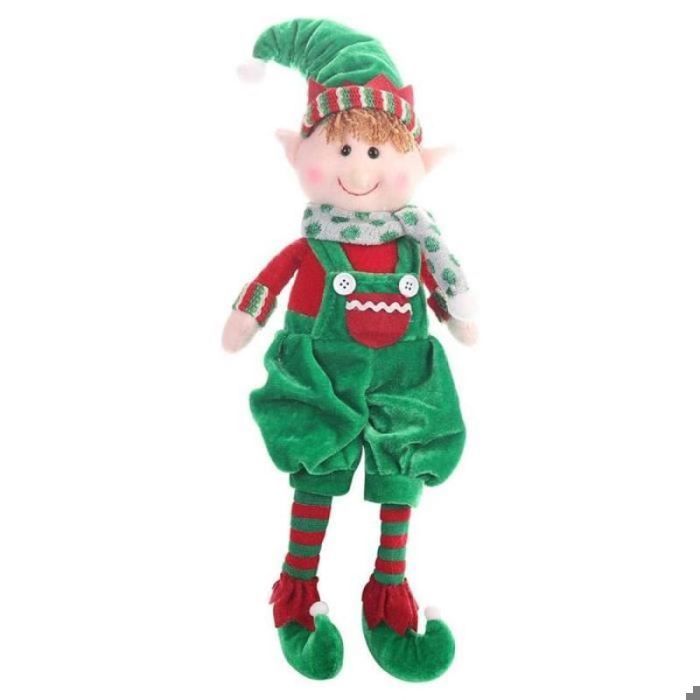 Poupée elfe de Noël jouet pour garçons et filles ornements de maison anniversaire vacances décoration de Noël pour enfants A