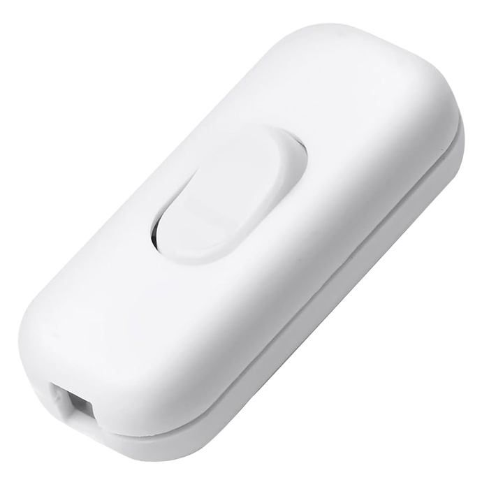 Interrupteur Inline à Bascule Bi-polaire pour Lampe - 6A 250V 2 ou 3 Lignes - pour Petits Appareils et Lampes