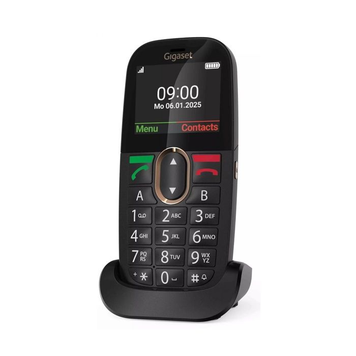 Gigaset Téléphone sans fil noir - GL695